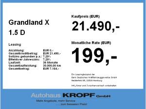 Opel Grandland X 1.5 D 120 Jahre FLA AkustikGlas