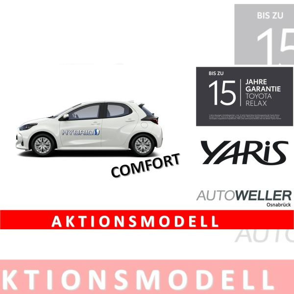 Foto - Toyota Yaris Hybrid 1,5 116 PS 5-türig COMFORT Automatik Aktion Apple Carplay kabellos und Android Auto