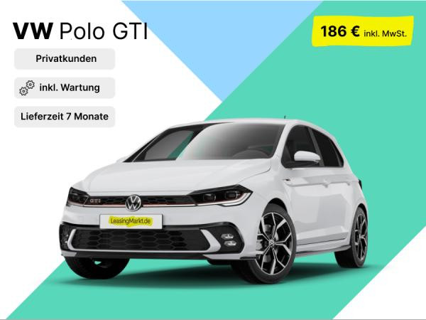 Volkswagen Polo für 186,00 € brutto leasen inkl. Wartungspaket
