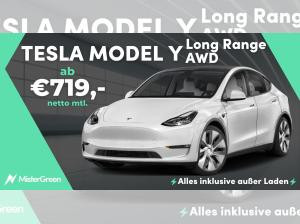 Tesla Model Y Maximale Reichweite ⎸ All-Inkl. Sonderaktion ⎸ 0,25% Versteuerung