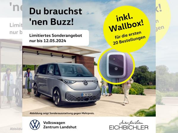 Foto - Volkswagen ID. Buzz Pro *limitiertes Angebot vom 28.04. - 12.05.24 - "Ihr braucht' nen BUZZ incl. Wallbox"