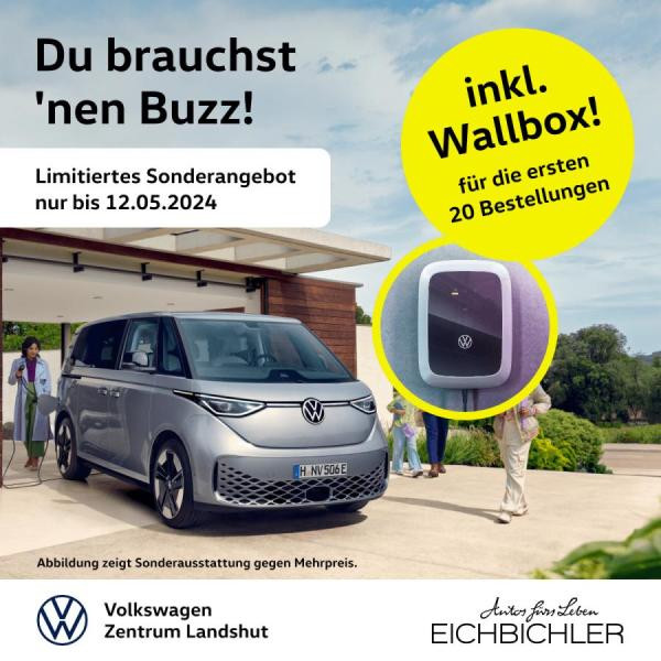 Foto - Volkswagen ID. Buzz Pro *limitiertes Angebot vom 28.04. - 12.05.24 - "Ihr braucht' nen BUZZ incl. Wallbox"