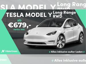 Tesla Model Y Maximale Reichweite RWD ⎸ Pearl White Multi-Coat ⎸ All-Inkl. Sonderaktion ⎸