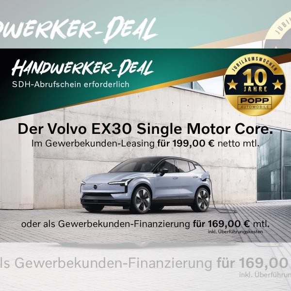 Foto - Volvo EX30 | Handwerkerdeal | OHNE ANZAHLUNG | ab August verfügbar | Single Motor Core