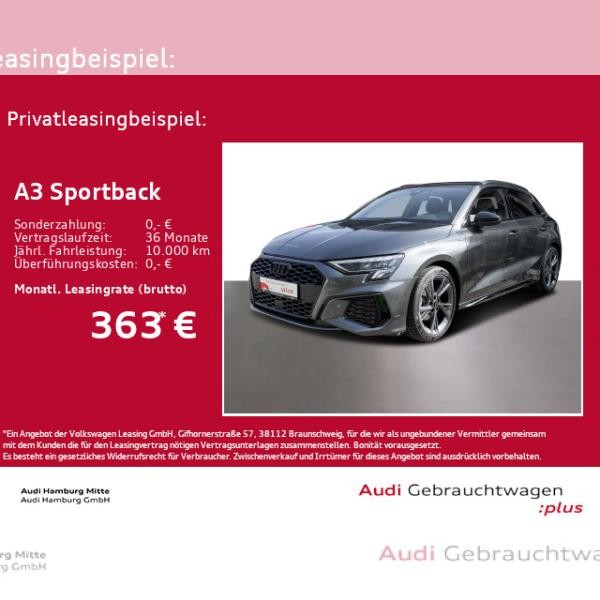 Foto - Audi A3 Sportback S line 30 TFSI S tronic LED AHK ACC