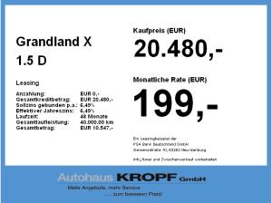 Opel Grandland X 1.5 D **LED SHZ ALU LHZ PDC 360°**