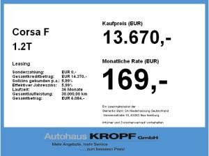 Opel Corsa F 1.2T Fin. ab 2,99% Parkpilot,Tempomat