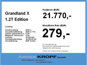 Opel Grandland X 1.2T LED,Sitzheizung,Parkpilot,DAB,