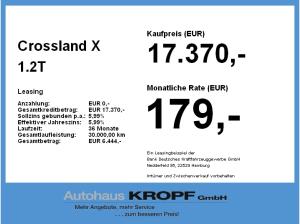 Opel Crossland X 1.2T LED,Tempomat,DAB,USB,Klimaanlag