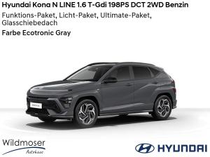 Hyundai KONA ❤️ N LINE 1.6 T-Gdi 198PS DCT 2WD Benzin ⏱ Sofort verfügbar! ✔️ mit 4 Zusatz-Paketen