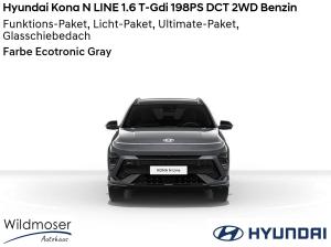 Hyundai KONA ❤️ N LINE 1.6 T-Gdi 198PS DCT 2WD Benzin ⏱ Sofort verfügbar! ✔️ mit 4 Zusatz-Paketen