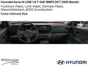 Hyundai KONA ❤️ N LINE 1.6 T-Gdi 198PS DCT 2WD Benzin ⏱ Sofort verfügbar! ✔️ mit 5 Zusatz-Paketen