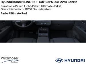 Hyundai KONA ❤️ N LINE 1.6 T-Gdi 198PS DCT 2WD Benzin ⏱ Sofort verfügbar! ✔️ mit 5 Zusatz-Paketen