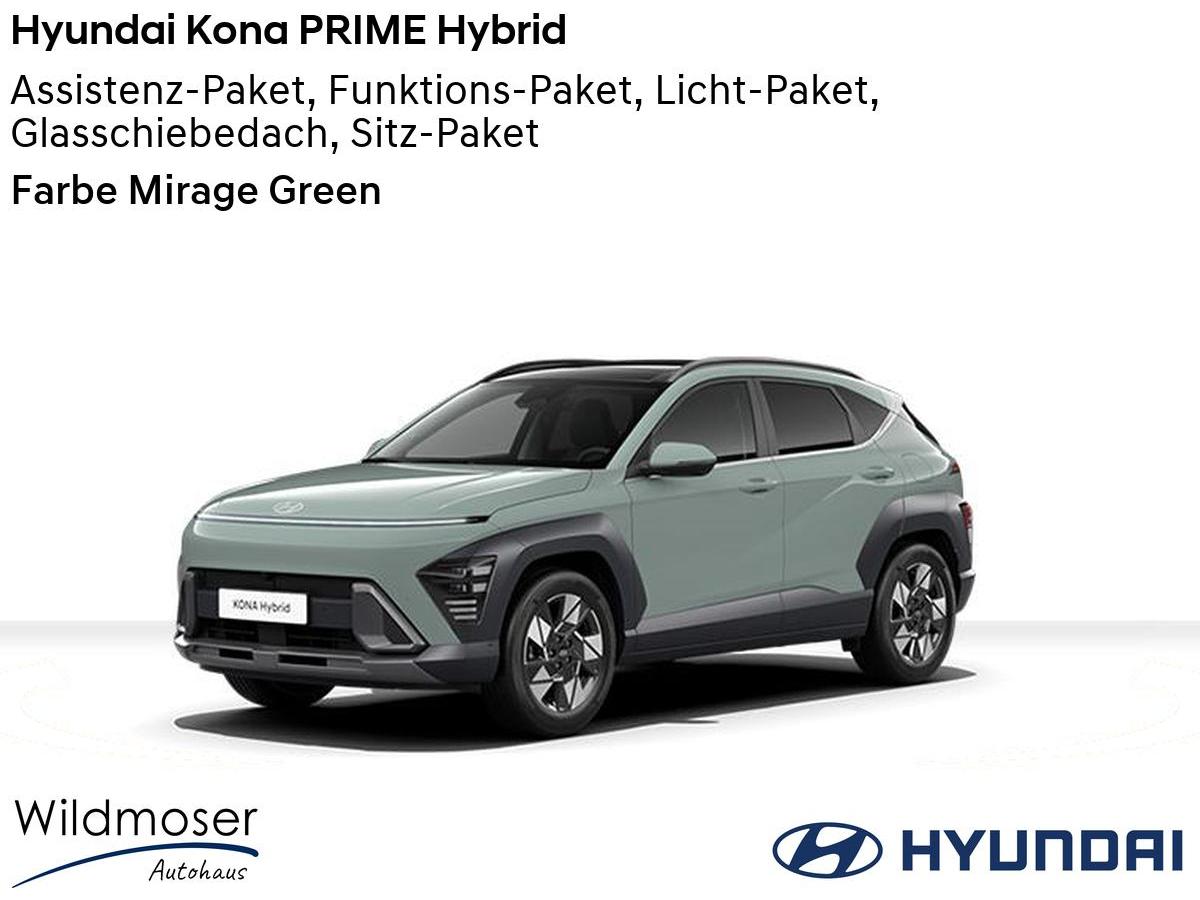 Hyundai KONA ❤️ PRIME Hybrid ⏱ Sofort verfügbar! ✔️ mit 5 Zusatz-Paketen
