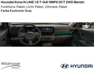 Hyundai KONA ❤️ N LINE 1.6 T-Gdi 198PS DCT 2WD Benzin ⏱ Sofort verfügbar! ✔️ mit 3 Zusatz-Paketen