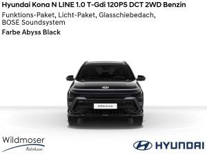 Hyundai KONA ❤️ N LINE 1.0 T-Gdi 120PS DCT 2WD Benzin ⏱ Sofort verfügbar! ✔️ mit 4 Zusatz-Paketen