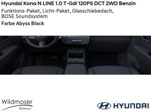 Hyundai KONA ❤️ N LINE 1.0 T-Gdi 120PS DCT 2WD Benzin ⏱ Sofort verfügbar! ✔️ mit 4 Zusatz-Paketen