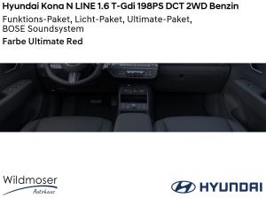 Hyundai KONA ❤️ N LINE 1.6 T-Gdi 198PS DCT 2WD Benzin ⏱ 5 Monate Lieferzeit ✔️ mit 4 Zusatz-Paketen