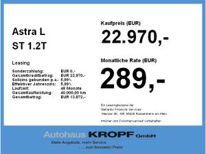 Opel Astra L ST 1.2T Fin. ab 2,99% Navi,WirelessCharg