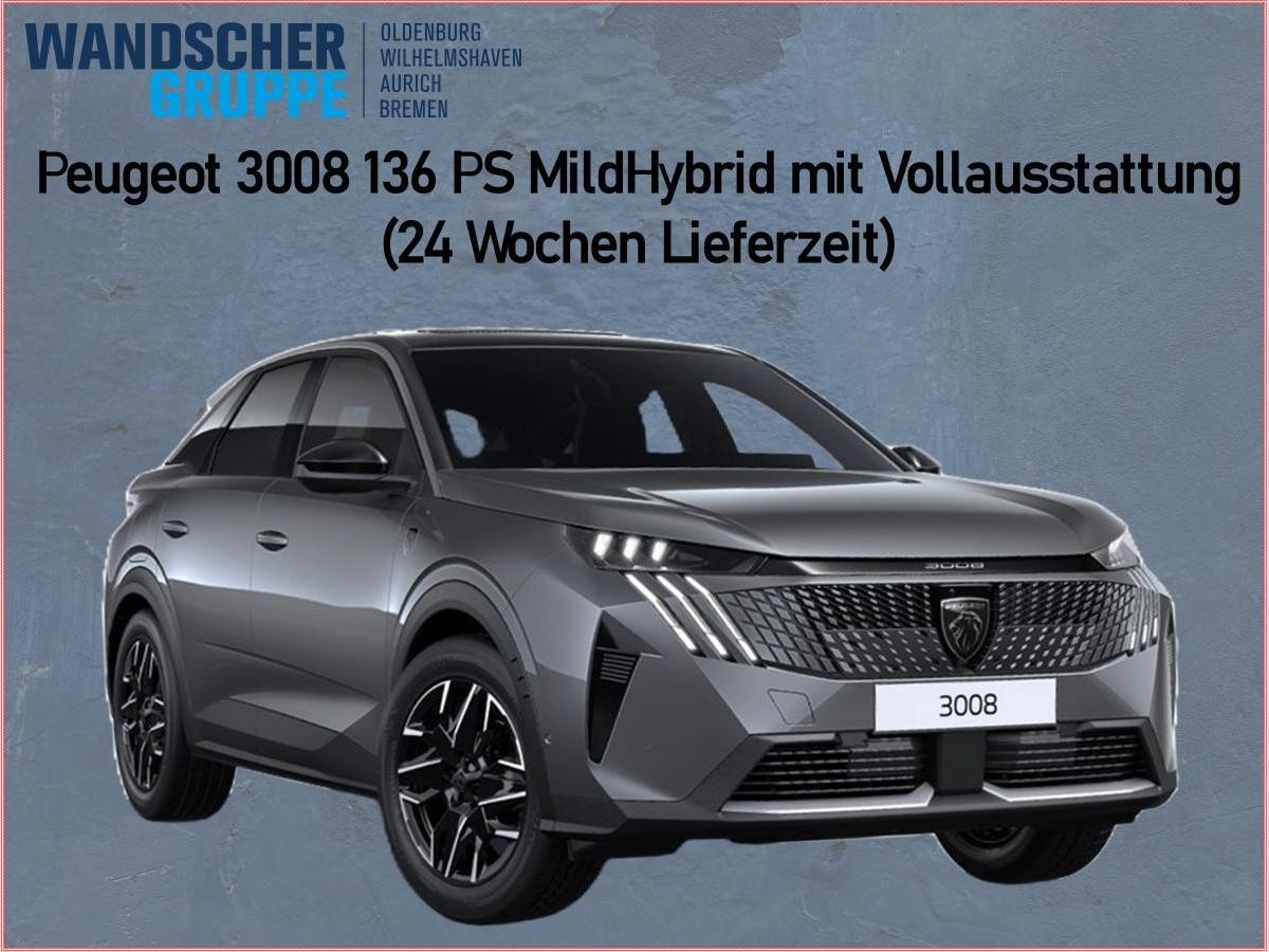 Peugeot 3008 GT 136 MildHybrid Automatik 😺 Bestellaktion Vollausstattung mit GJR 😺