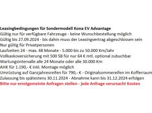 Hyundai Kona Elektro Neues Modell SX2 Advantage