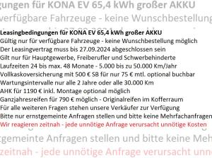 Hyundai Kona Elektro Neues Modell SX2 Prime großer Akku