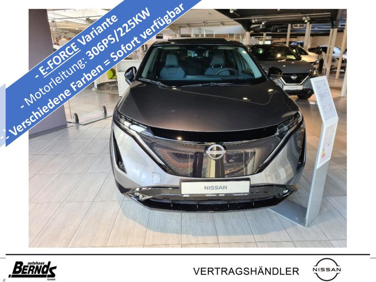 Nissan Ariya 💣e-4ORCE*4X4*AWD💣87KW⚡EVOLVE✔️PACK -NRW- inkl. WILDLEDER, BOSE, PANORAMA-, 360°-KAMERA,