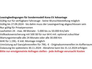 Hyundai KONA Elektro Neues Modell SX2 meta blue metallic