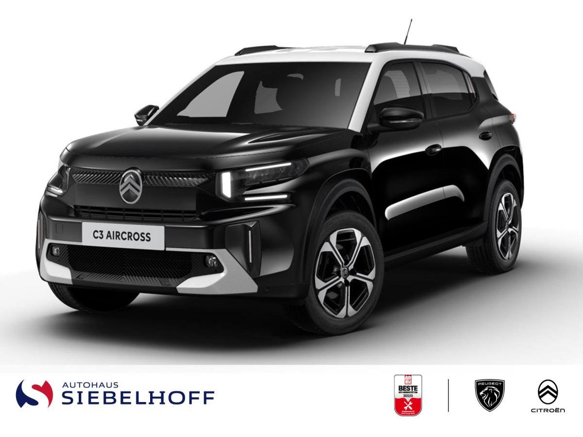 Citroën C3 Aircross Max Hybrid 145 Doppelkupplung 6-Gang | Navi | 180° Cam | SHZ | Lenkradhzg | Induktiv