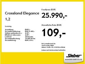 Opel Crossland Elegance 1,2 *Tageszulassung Auslauf*