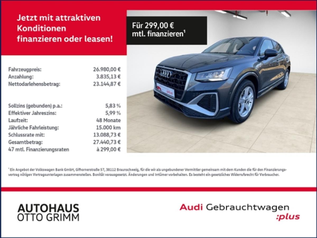Audi Q2 30 TFSI S line KLIMA LED