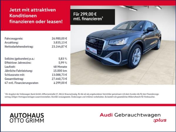 Audi Q2 30 TFSI S line KLIMA LED
