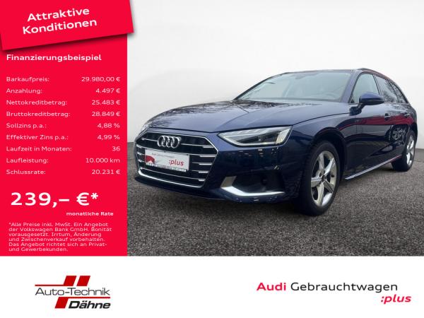 Audi A4 Avant 35 2.0 TFSI advanced S tronic AHK LED
