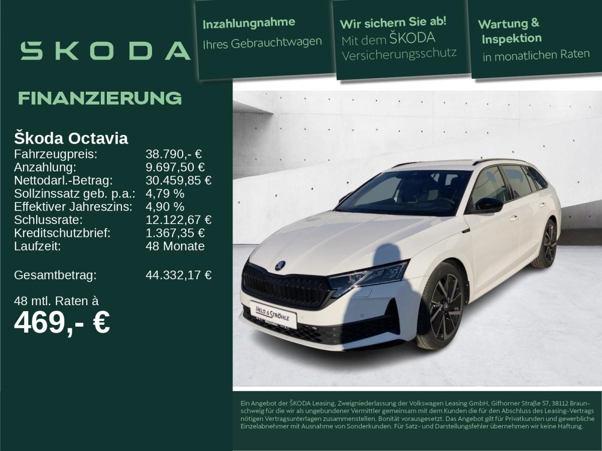 Skoda Octavia Combi Sportline 1,5 eTSI 110kW 7-Gang DSG - NAVI SHZ R-KAM