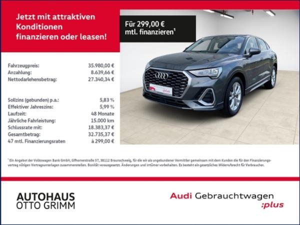 Audi Q3 Sportback 35 TFSI S line KLIMA LED NAVI
