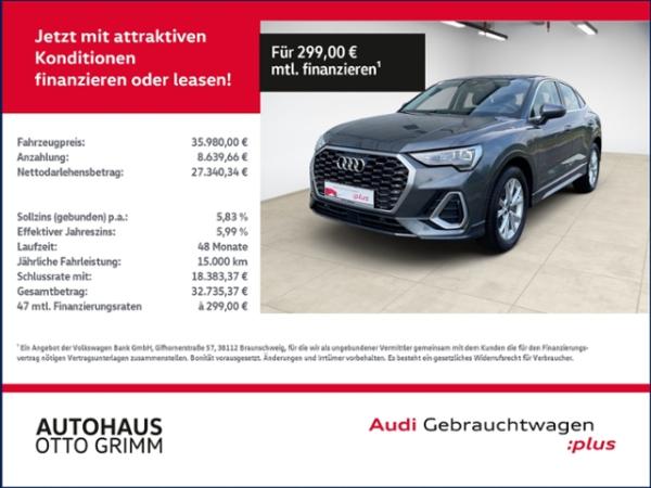 Audi Q3 Sportback 35 TFSI S line KLIMA LED NAVI