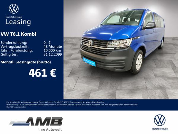 Volkswagen T6.1 Kombi 2.0 TDI LR DSG/AHK/Lang/Navi/9Sitze