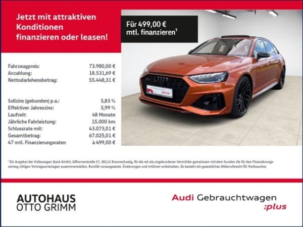 Audi RS4 Avant 2.9 TFSI quattro Tiptronic LEDER