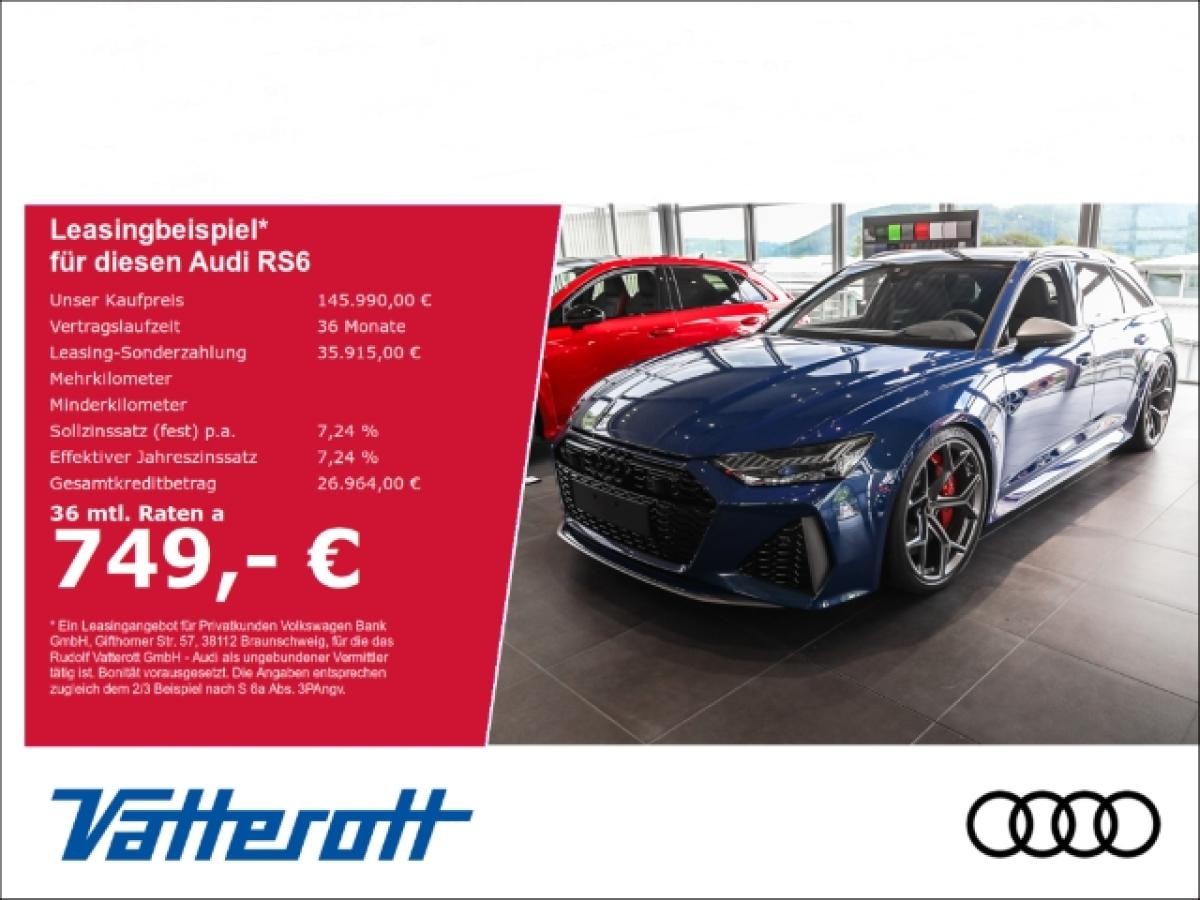 Audi RS6 Avant performance AHK Pano Keramik B&O Laser