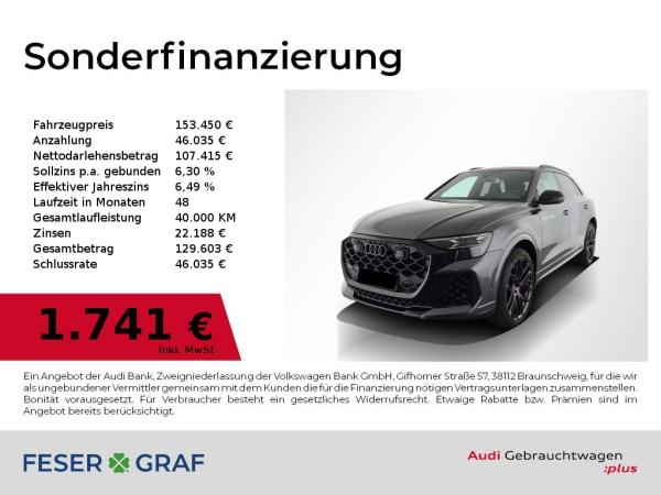 Audi RS Q8 SUV performance tiptronic