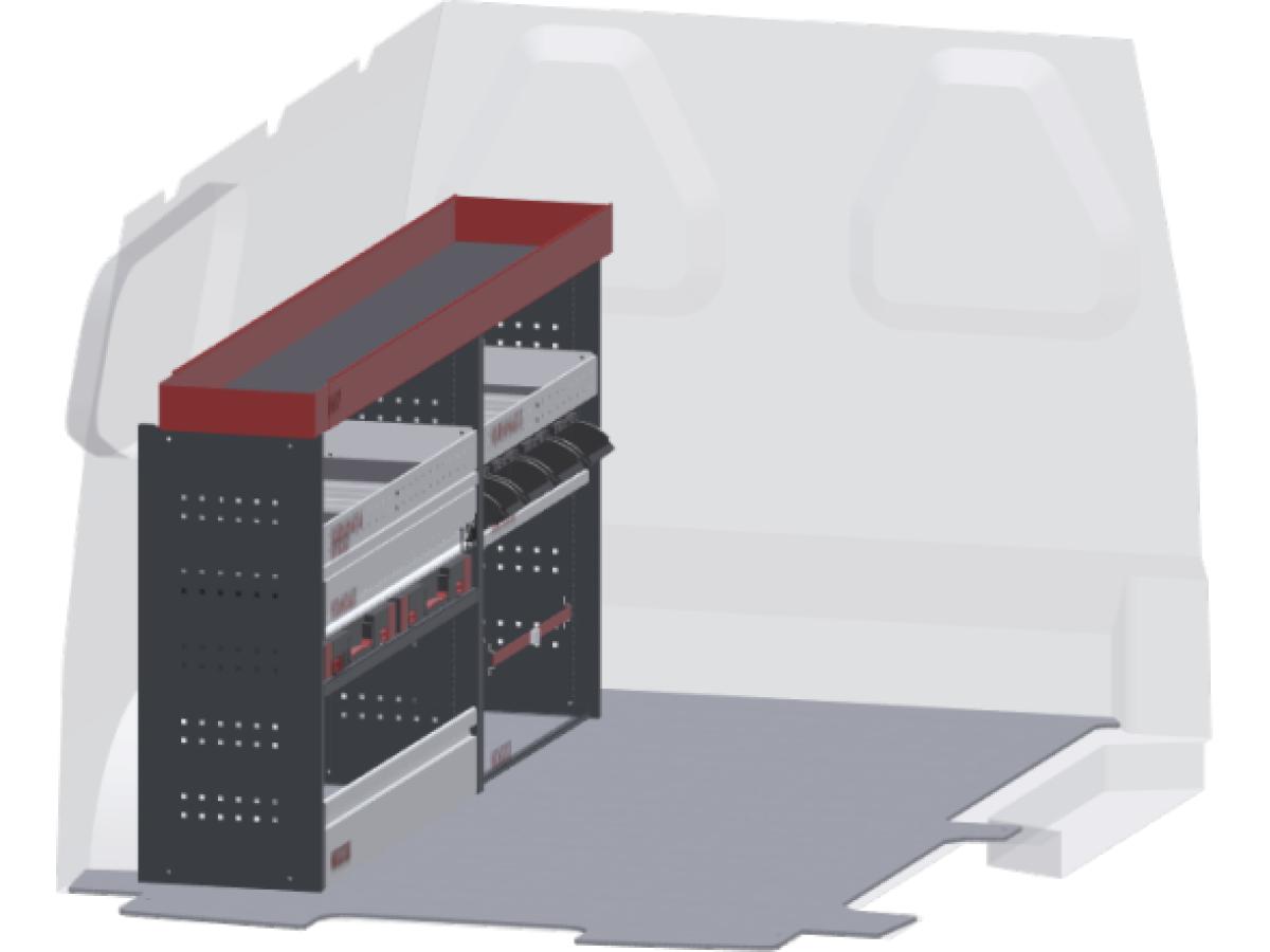 Volkswagen Transporter Kasten inkl. Regalausbau