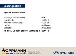 Hyundai INSTER Select 42 kWh Automatik|57290 Neunkirchen