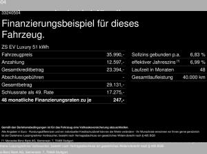 MG ZS EV Standard Luxury (51 kWh)