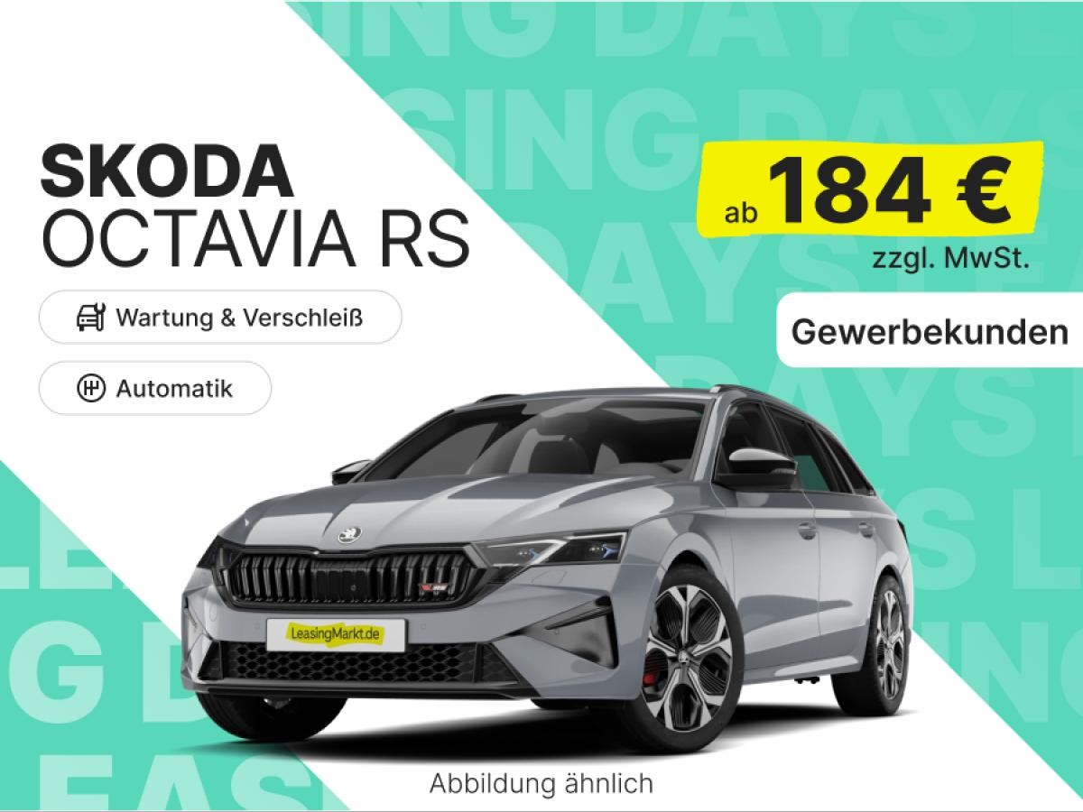 Skoda Octavia Combi RS | inkl. Wartung & Verschleiß | Gewerbe