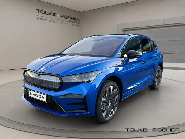 Skoda ENYAQ SOFORT VERFÜGBAR! RS Lounge DCC AHK Navi ACC HUD 360 Pano
