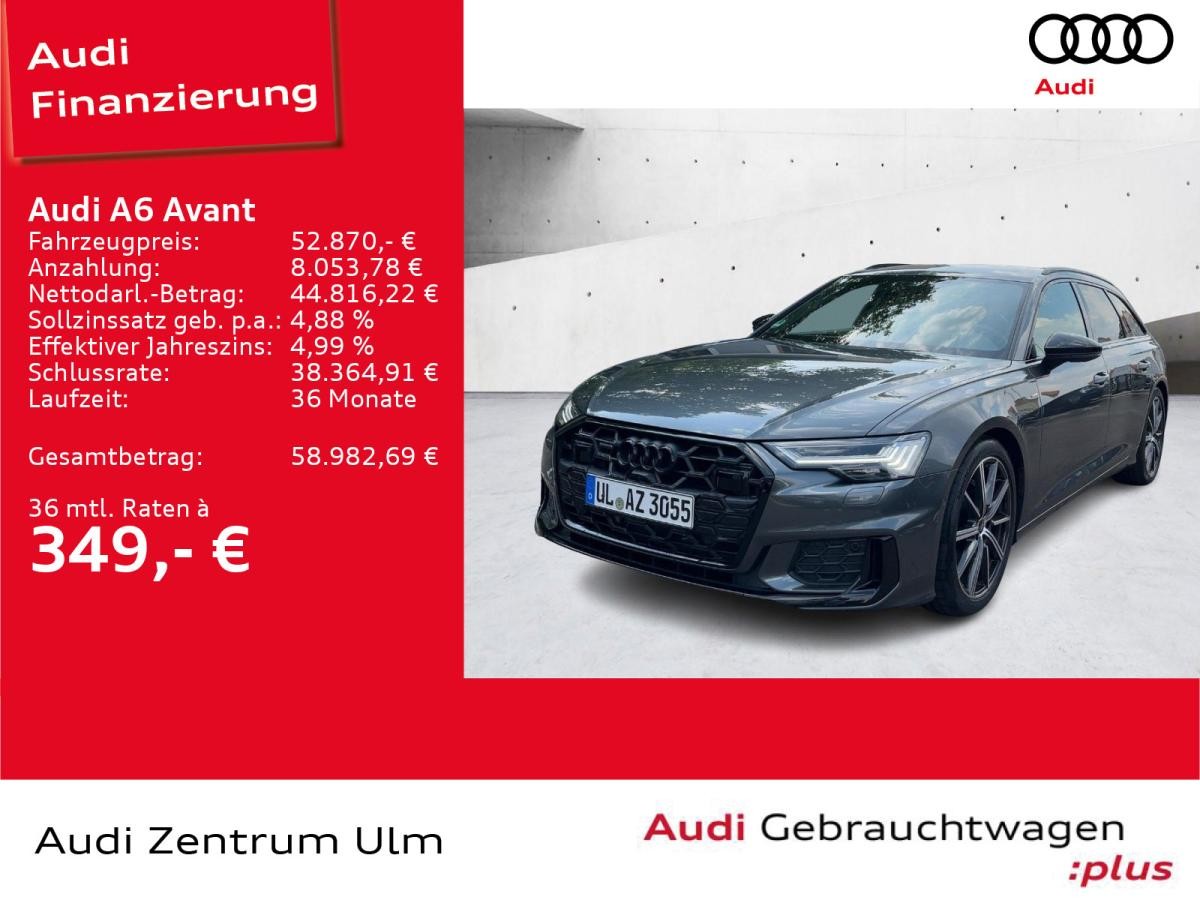Audi A6 Avant S-Line Black 40 TDI qu ACC AHK B&O HuD