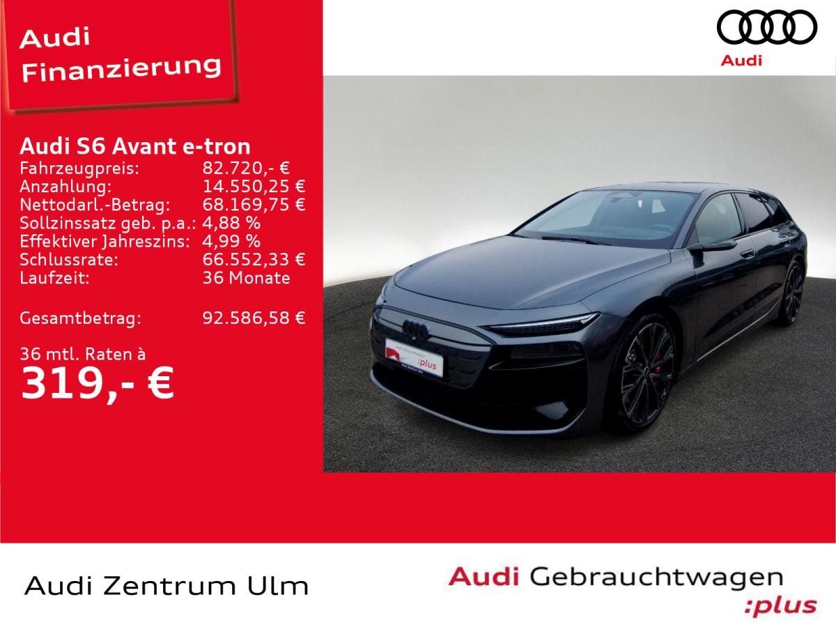 Audi S6 e-tron Avant edition one B&O HuD PANO TECH PRO