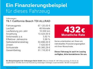 Volkswagen T6.1 California Beach TDI ALLRAD Navi Klima AHK