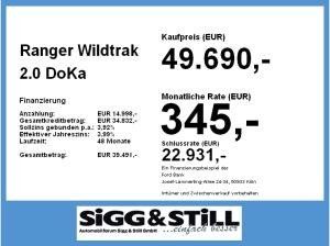 Ford Ranger WILDTRAK 2.0 DoKa E-4WD*AB-LAGER-AKTION*NAV*iACC*360°*PDC*