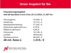 Audi Q8 Sportback e-tron 55 S-LINE MATRIX+AIR+HuD+B&O